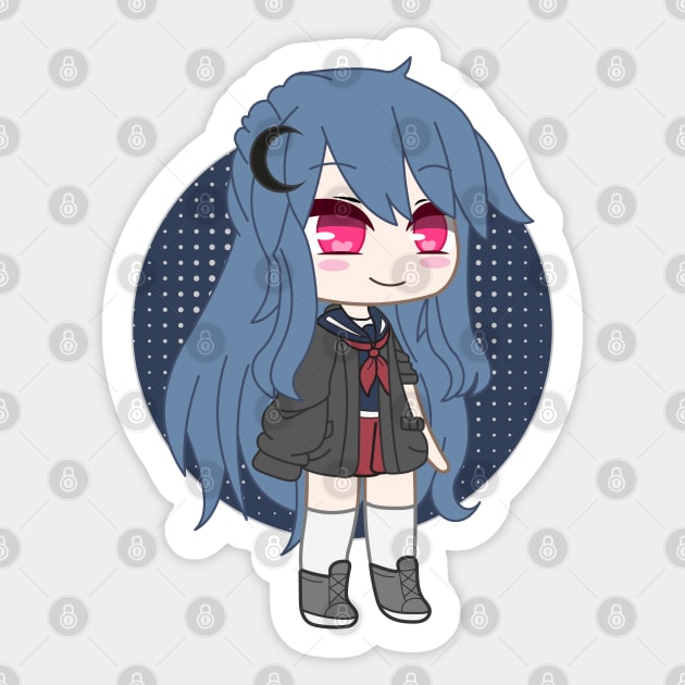 Gacha Life - Cute School Girl in uniform Sticker by UwU Kitty